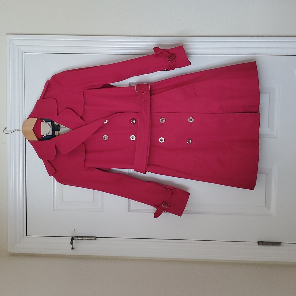 Marc by Mark Jacobs 100% cotton Pink Trench coat with belt
